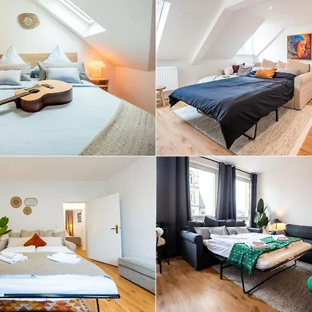 Daire 3-floor Oasis In The Heart Of Koblenz, Sleeps 16 *