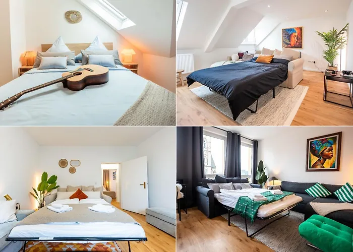 Appartement 3-floor Oasis In The Heart Of Koblenz, Sleeps 16 *